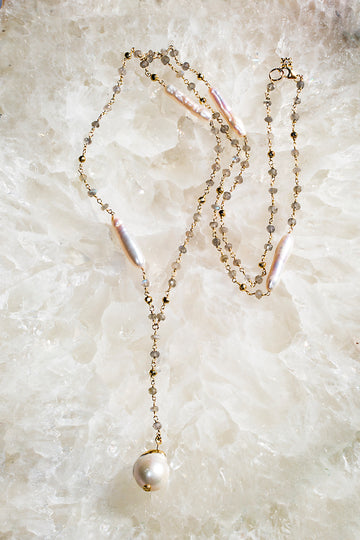 OASIS Y NECKLACE- LABRADORITE